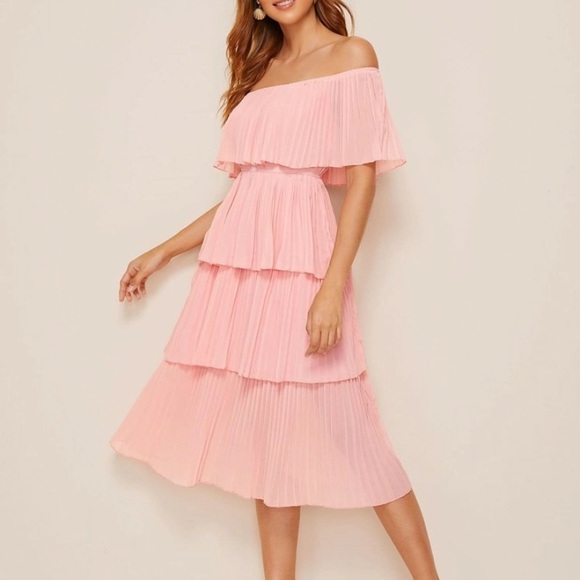 SHEIN Dresses & Skirts - Pink midi dress